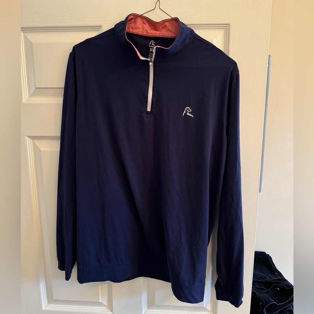 Rhoback Navy Blue Quarterzip